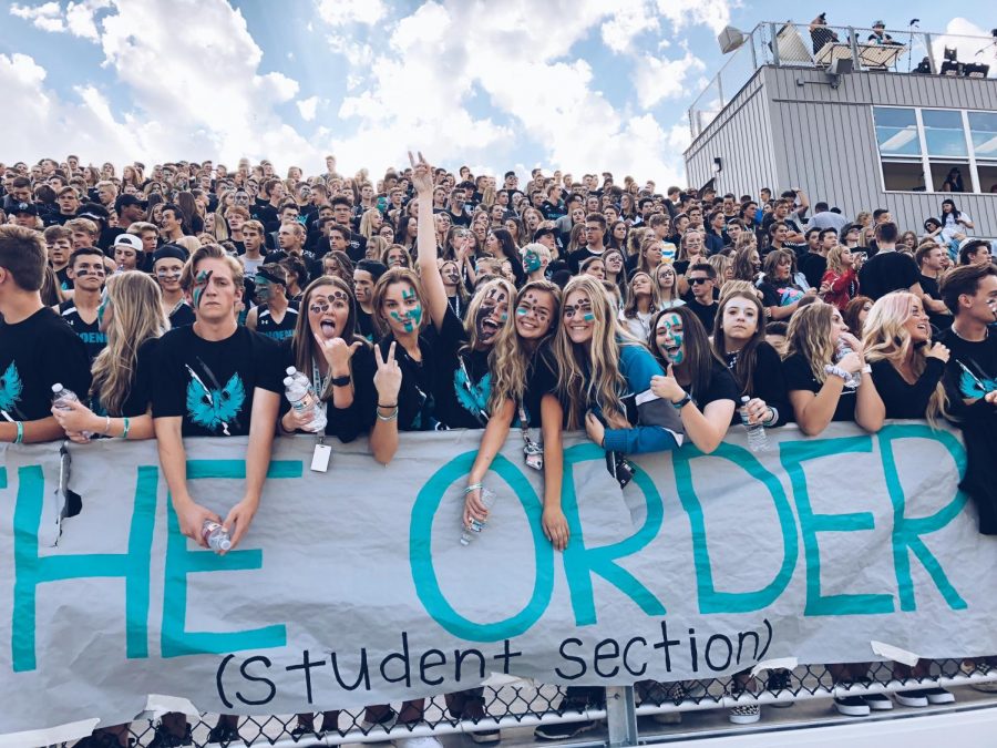 Student Section Carries Football Team