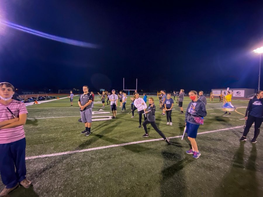 Marching Band Works Hard to Prepare for Competition