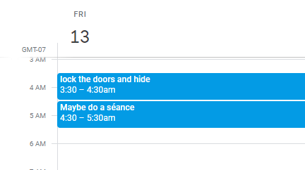 Why are We Afraid of a Random Friday?