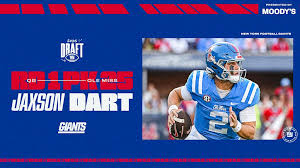 Jaxson Dart, Going to the Giants